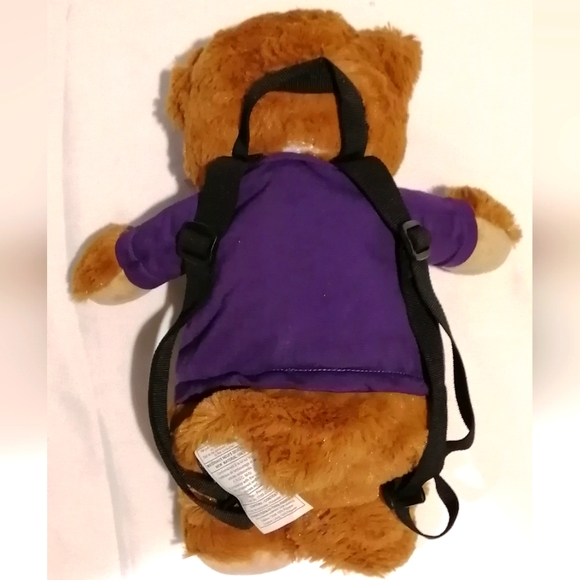 Justin Bieber Brown Bear Backpack NWT - Picture 3 of 5